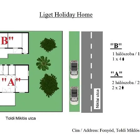 Casa de Férias Liget Fonyód