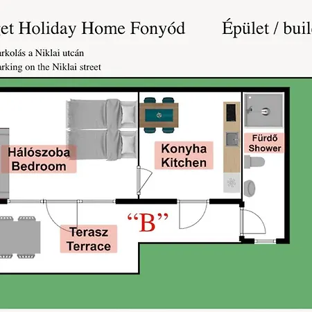 Liget Casa de Férias Fonyód